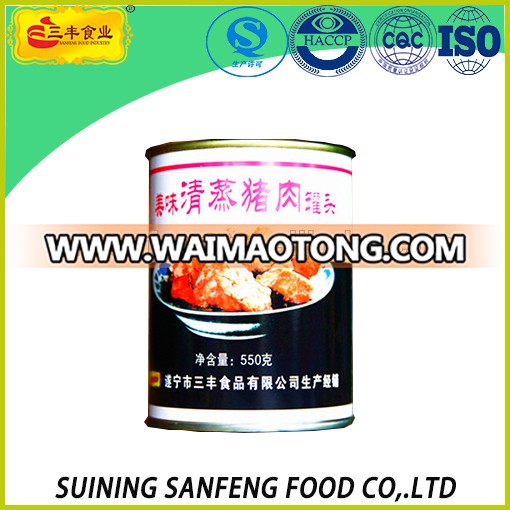 runfeng canned steamed pork